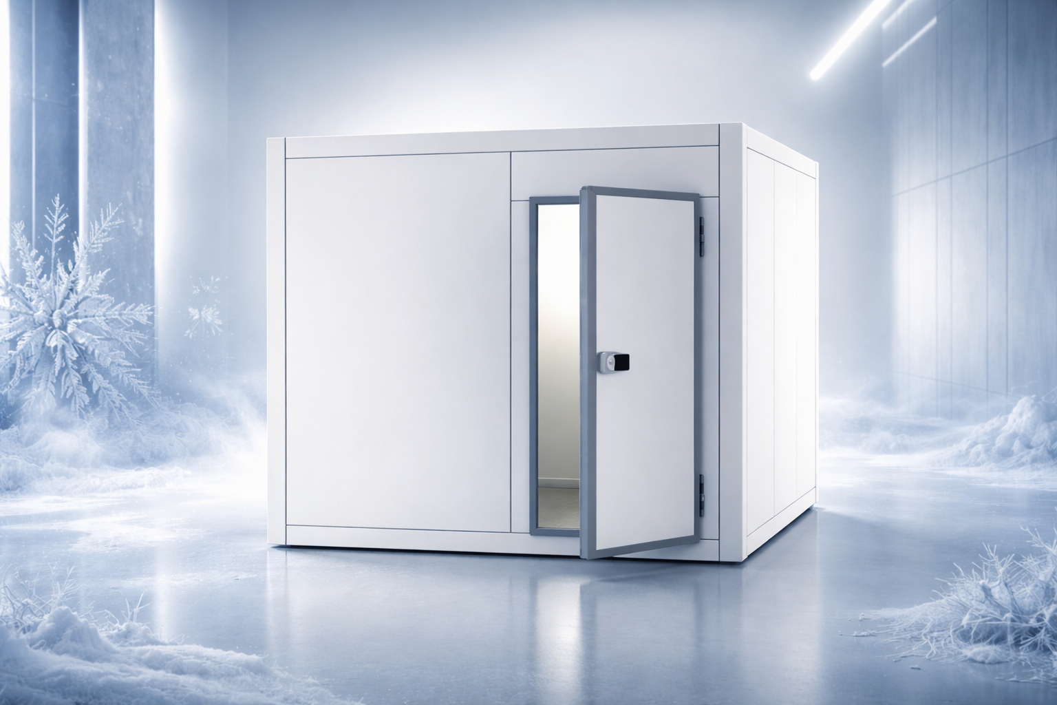 Bannière chambre froide