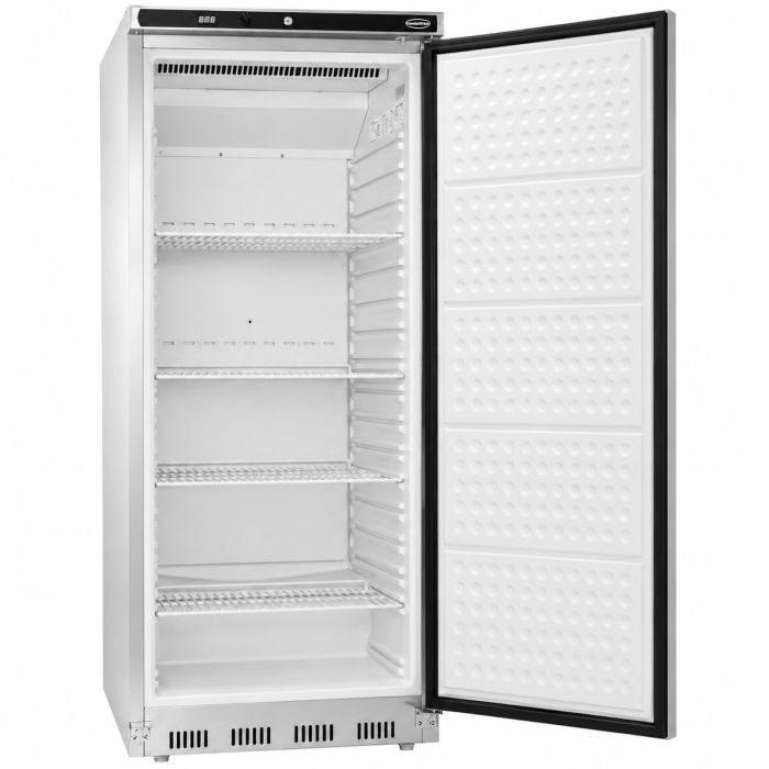 Réfrigérateur professionnel inox 1 porte vitrée de 570L