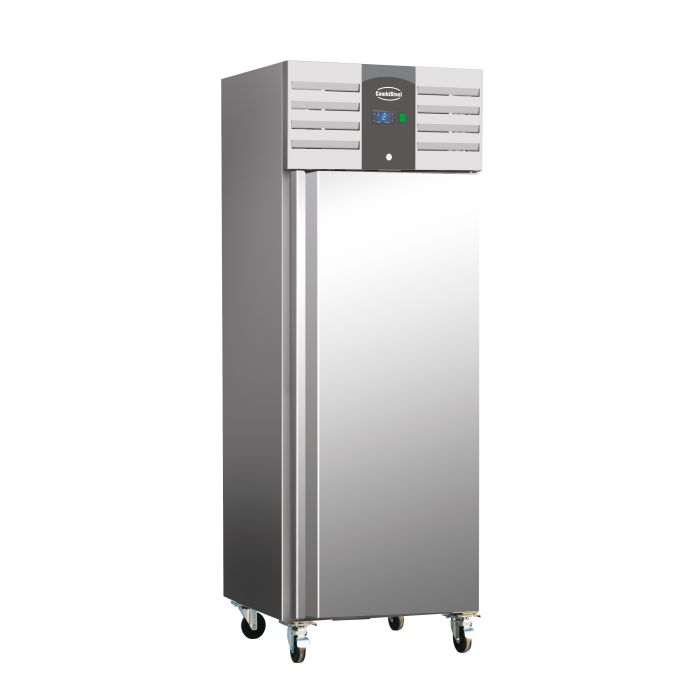 Congélateur professionnel inox à roulette 1 porte de 600L brute