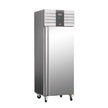 Congélateur professionnel inox à roulette 1 porte de 600L brute