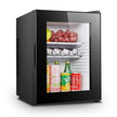 Minibar professionnel noir à porte vitrée de 40L