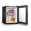 Minibar professionnel noir à porte vitrée de 40L