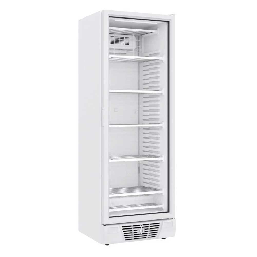 Vitrine de congélation 1 porte de 382L blanc