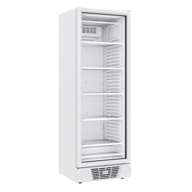 Vitrine de congélation 1 porte de 382L blanc