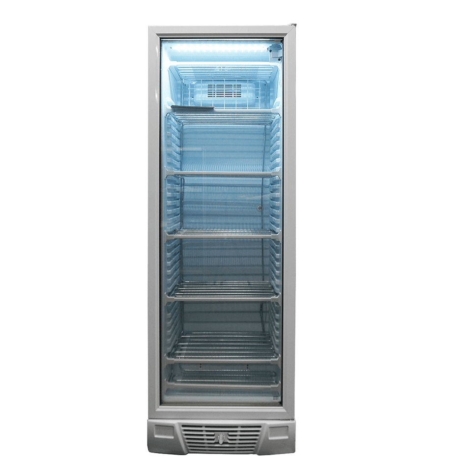 Vitrine de congélation 1 porte de 382L blanc