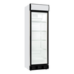 Vitrine verticale 1 porte blanche 382L LED