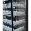 Vitrine verticale murale Premium 2 portes à boissons noire LED 1300