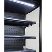 Vitrine verticale murale Premium 3 portes à boissons noire LED 1900