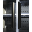 Vitrine verticale murale Premium 3 portes à boissons noire LED 1900