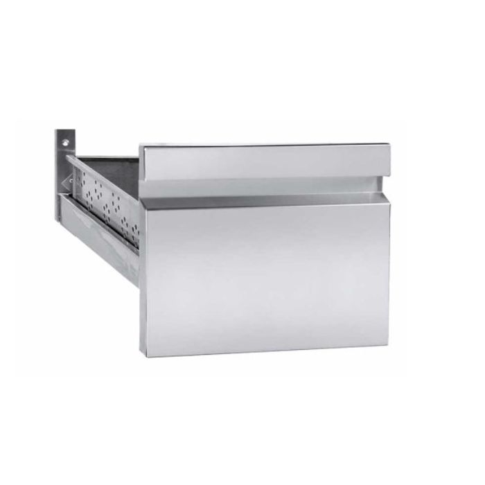 Station de bar cocktail professionnelle réfrigérée tout-en-un en inox avec 3 tiroirs réfrigérés