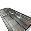 Bahut gris vitré avec ouverture verticale de 530L avec éclairage LED – 1450