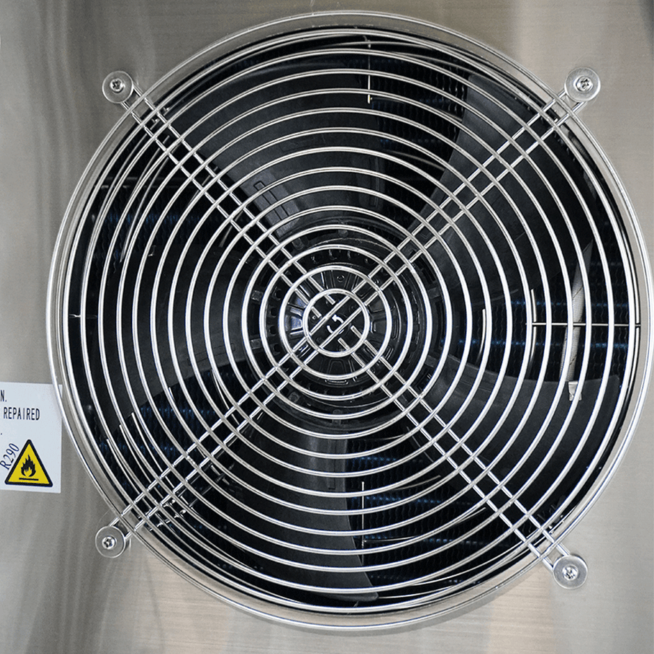 Refroidisseur à ventilation professionnel à roulettes 7x 1/1GN