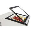 Vitrine professionnelle à crème glacée de comptoir blanche 3×5 L (ouverture côté client)
