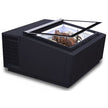 Vitrine professionnelle à crème glacée de comptoir noire 3×5L (ouverture côté client)