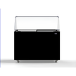 Vitrine à crème glacée 8X5L noire mobile
