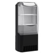 Présentoir réfrigéré en libre service pour achats impulsifs noir à LED 274L 3 grilles