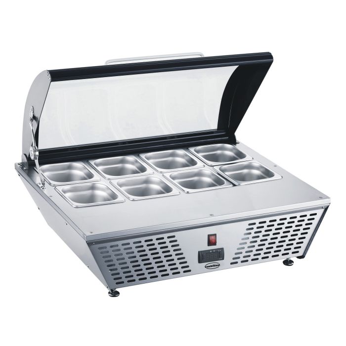 Saladette réfrigérée de comptoir de 67 L - 8xGN 1/6
