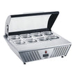 Saladette réfrigérée de comptoir de 67 L - 8xGN 1/6