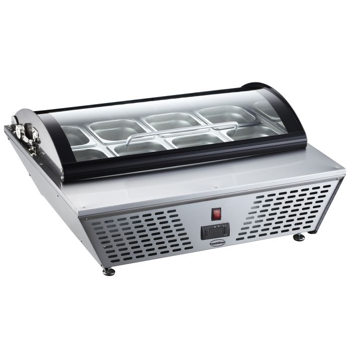 Saladette réfrigérée de comptoir de 67 L - 8xGN 1/6
