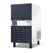 Machine à glaçons noire/grise 36kg/24h - refroidissement par air - cubes pleins