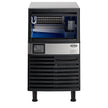Machine à glaçons noire/grise 36kg/24h - refroidissement par air - cubes pleins