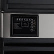 Machine à glaçons noire/grise 36kg/24h - refroidissement par air - cubes pleins