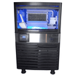 Machine à glaçons noire/grise 36kg/24h - refroidissement par air - cubes pleins