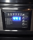 Machine à glaçons noire/grise 55kg/24h - refroidissement par air - cubes pleins