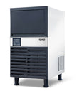 Machine à glaçons noire/grise 55kg/24h - refroidissement par air - cubes pleins