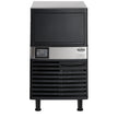 Machine à glaçons noire/grise 55kg/24h - refroidissement par air - cubes pleins