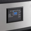 Machine à glaçons noire/grise 73kg/24h - refroidissement par air - cubes pleins