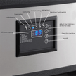 Machine à glaçons noire/grise 95kg/24h - refroidissement par air - cubes pleins