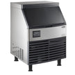 Machine à glaçons noire/grise 95kg/24h - refroidissement par air - cubes pleins