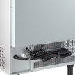 Machine à glaçons noire/grise 95kg/24h - refroidissement par air - cubes pleins