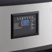 Machine à glaçons noire/grise 95kg/24h - refroidissement par air - cubes pleins