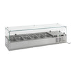 Vitrine type saladette 1/3 GN x 4