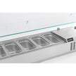 Vitrine type saladette 1/4 GN x 8