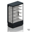 Vitrine réfrigérée murale Plug-In Premium noire modulable avec éclairage LED 520L 1300 **Subventionné**