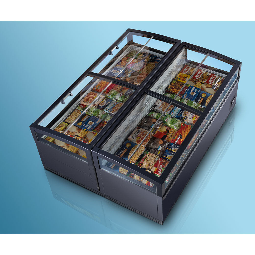 Bahut noir Premium avec ouverture verticale 613L 2000 **Subventionné**