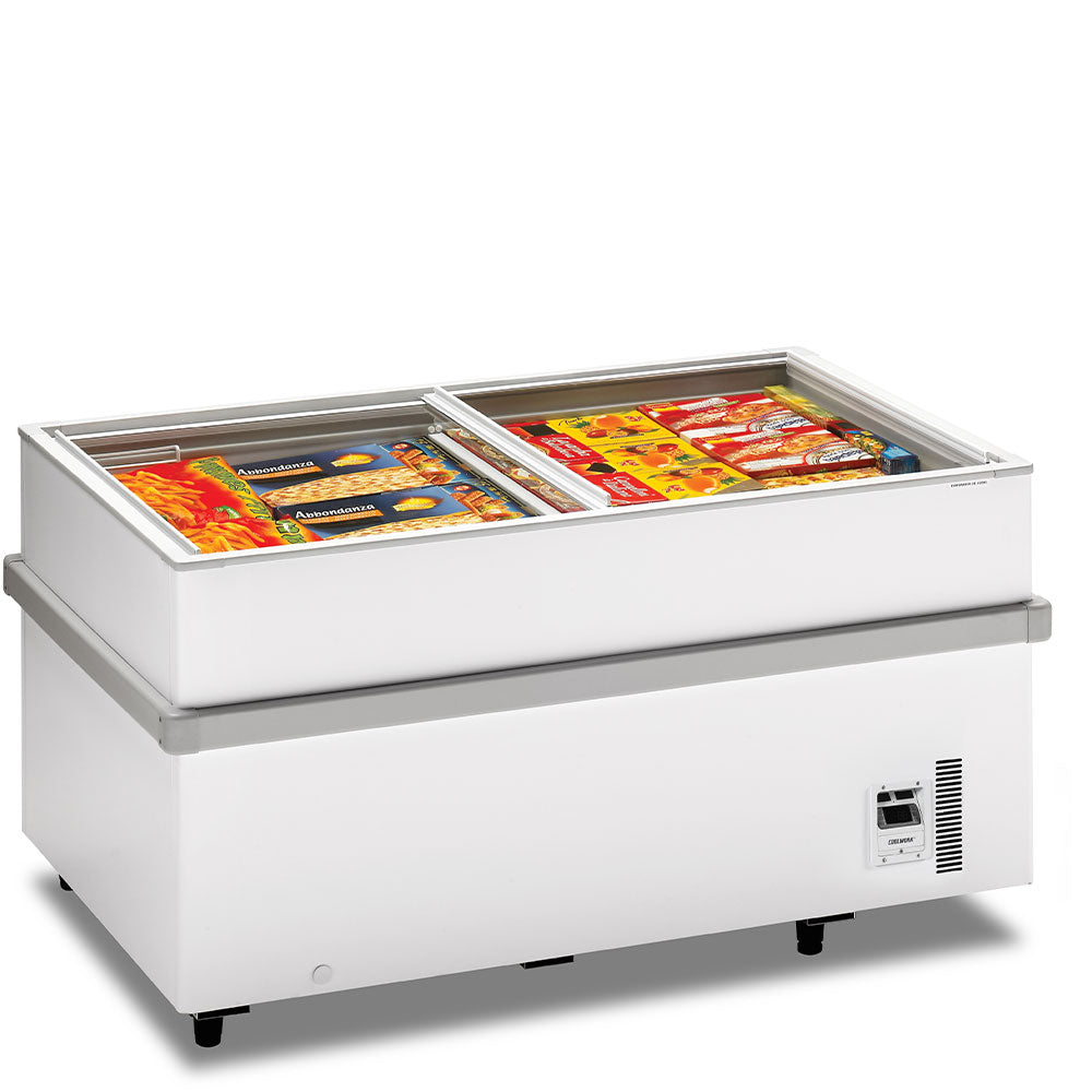 Bahut blanc avec ouverture latérale 459L 1550 **Subventionné**