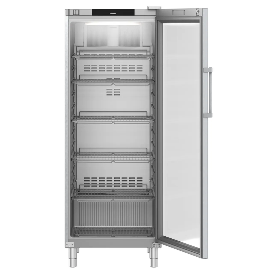 Réfrigérateur 1 porte vitré à refroidissement ventilé 