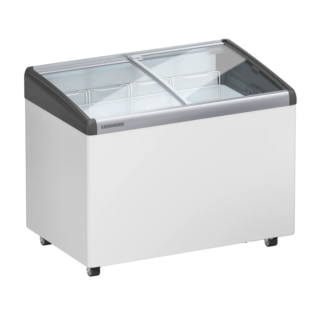 Congélateur pour crème glacée à roulettes vitré 282L "EFI 2853"