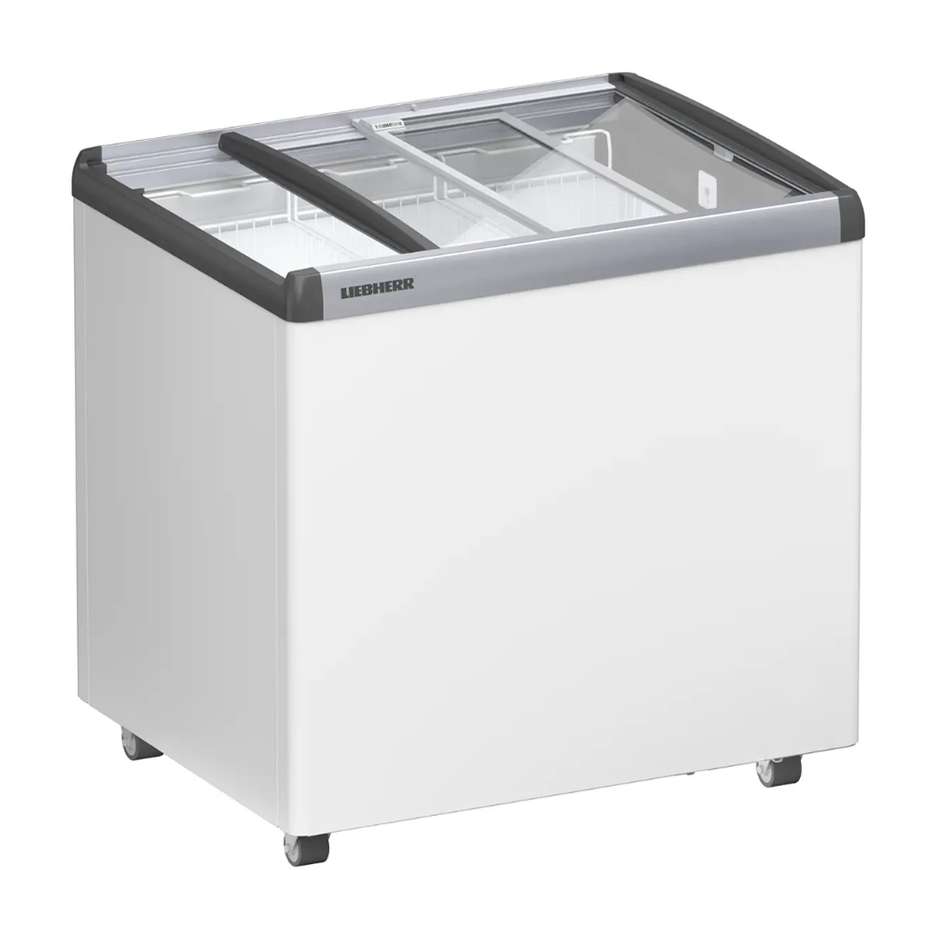 Congélateur pour crème glacée à roulettes vitré 219L "EFE 2252"