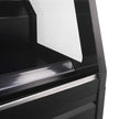 Vitrine réfrigérée de présentation noire avec portes coulissantes 1.9m
