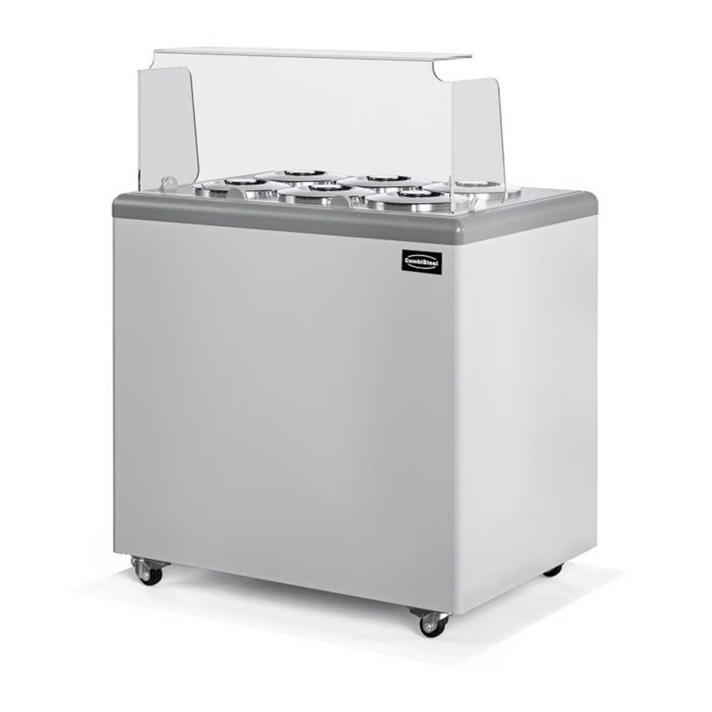 Vitrine à crème glacée 6 pots