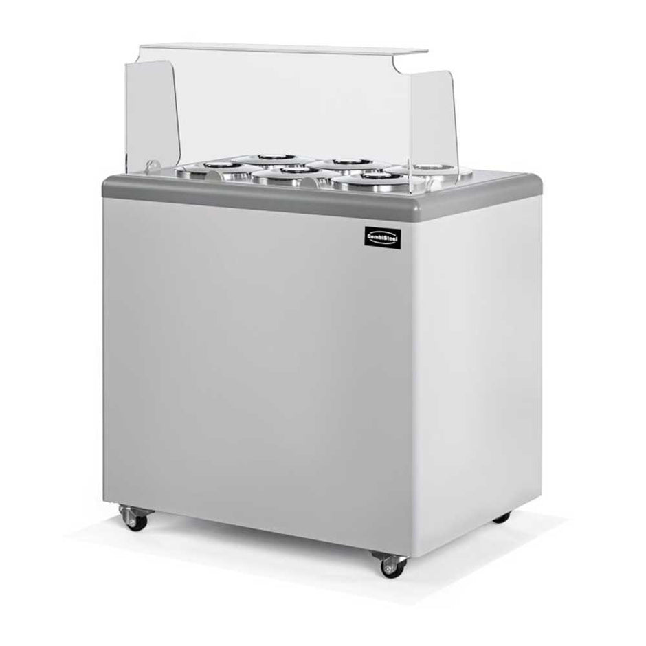 Vitrine à crème glacée 6 pots