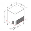 BREMA Eiswürfelbereiter - CB 840 A HC DP - 80 kg/24h - Volleiswürfel