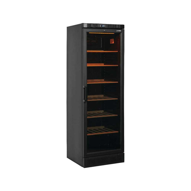 FORS Réfrigérateur à vin, porte pleine, noir, 1 zone - WK 184118 NG - 
118 bouteilles