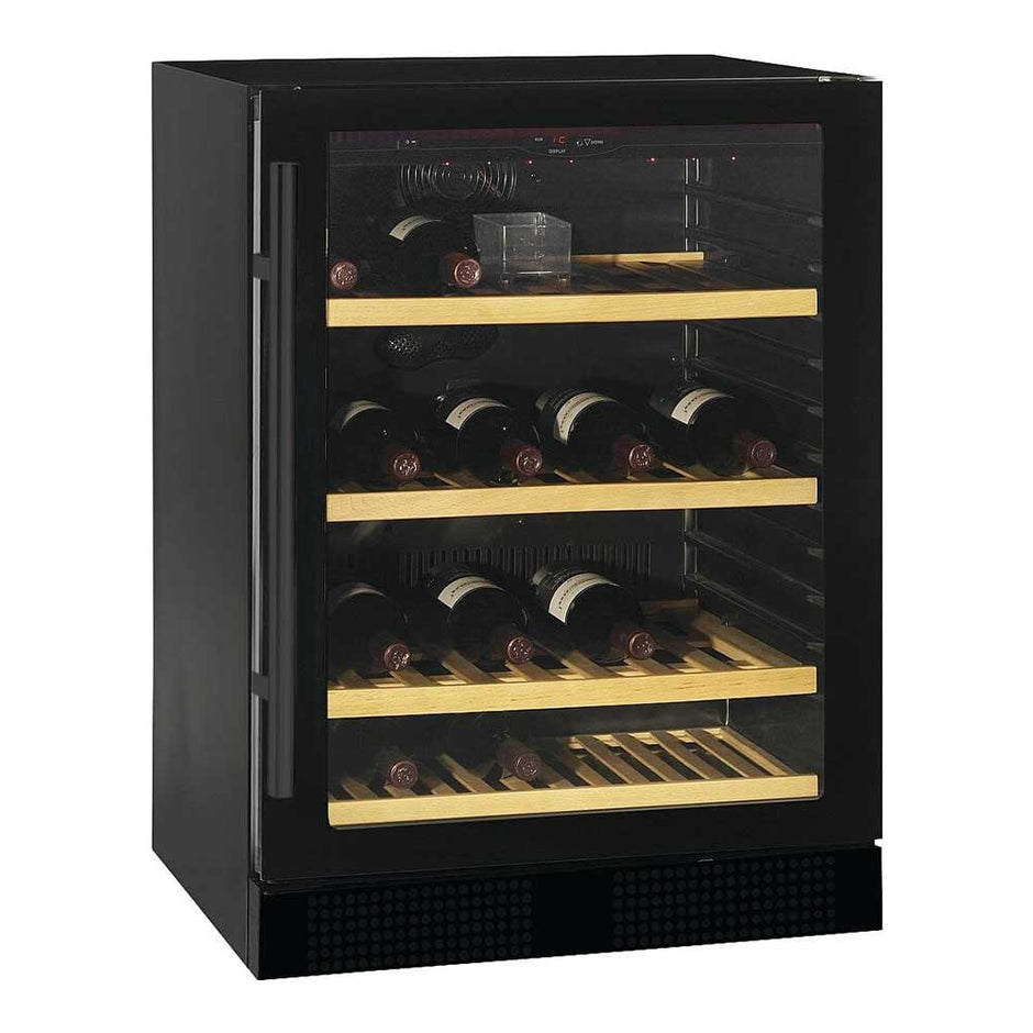FORS Cave à vin, porte vitrée, noir, 1 zone - VS 8248 NG - 
48 bouteilles