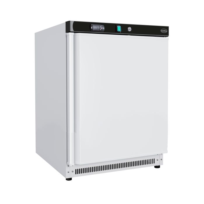 Congélateur de comptoir professionnel blanc de 92L